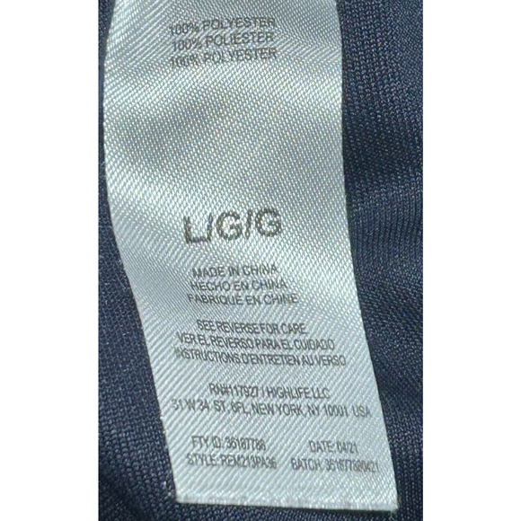 Reebok Track Pants Mens Large Blue Actual 30X28 Elastic Waist Zip Ankle Stretch - Picture 7 of 10